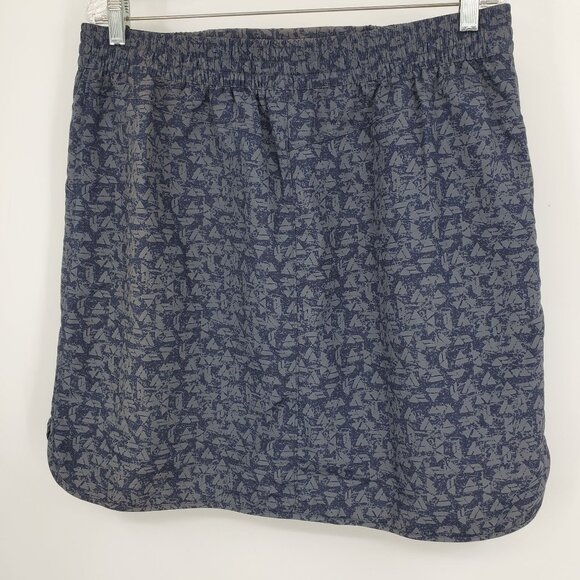 Duluth Trading Co Women's Go Go Purple and Grey Printed Active Skort Skirt Large - Picture 5 of 14